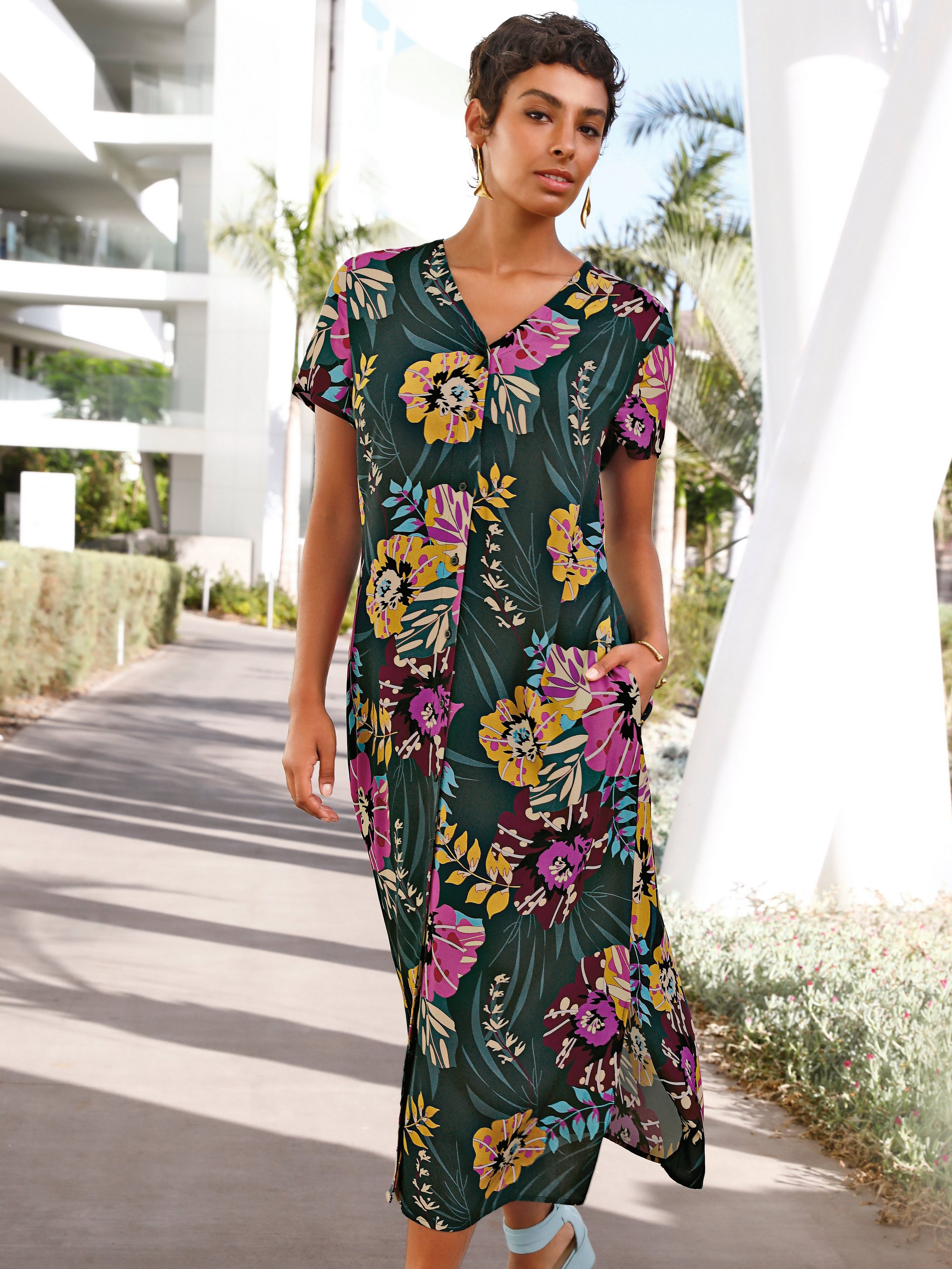 Kleid mit 1/2-Arm