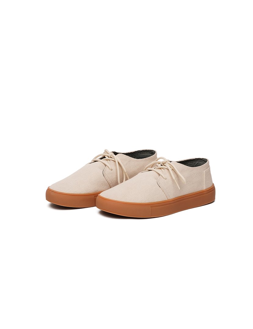 Ladies Shoes Laces Gum Essential Ecru