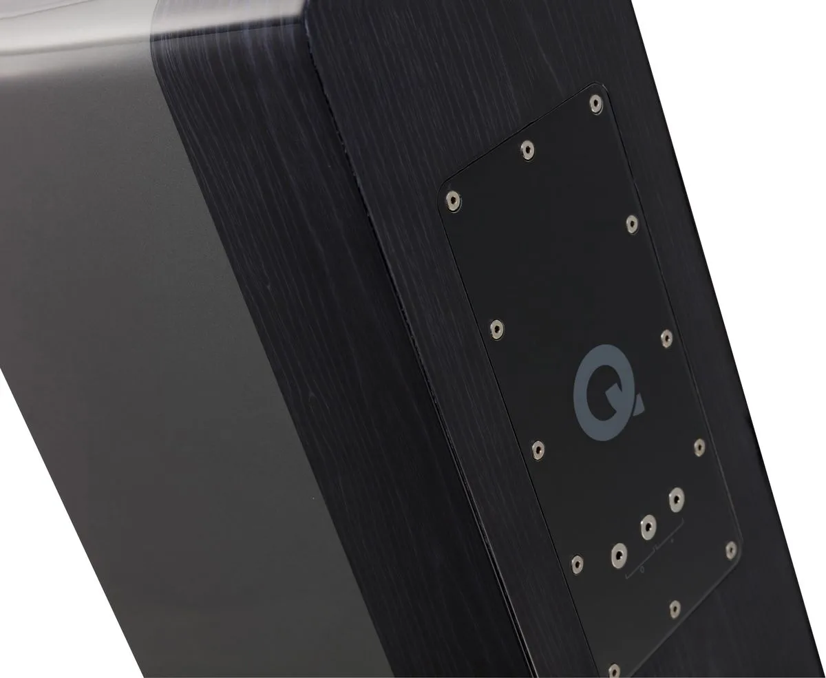 Q Acoustics Concept 500 Silver & Ébène (la paire) Enceintes colonne