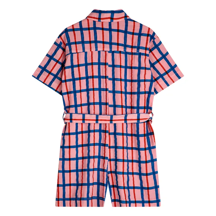 Bobo Choses Combishort Carreaux Coton et Lin - Collection Femme  | Rose