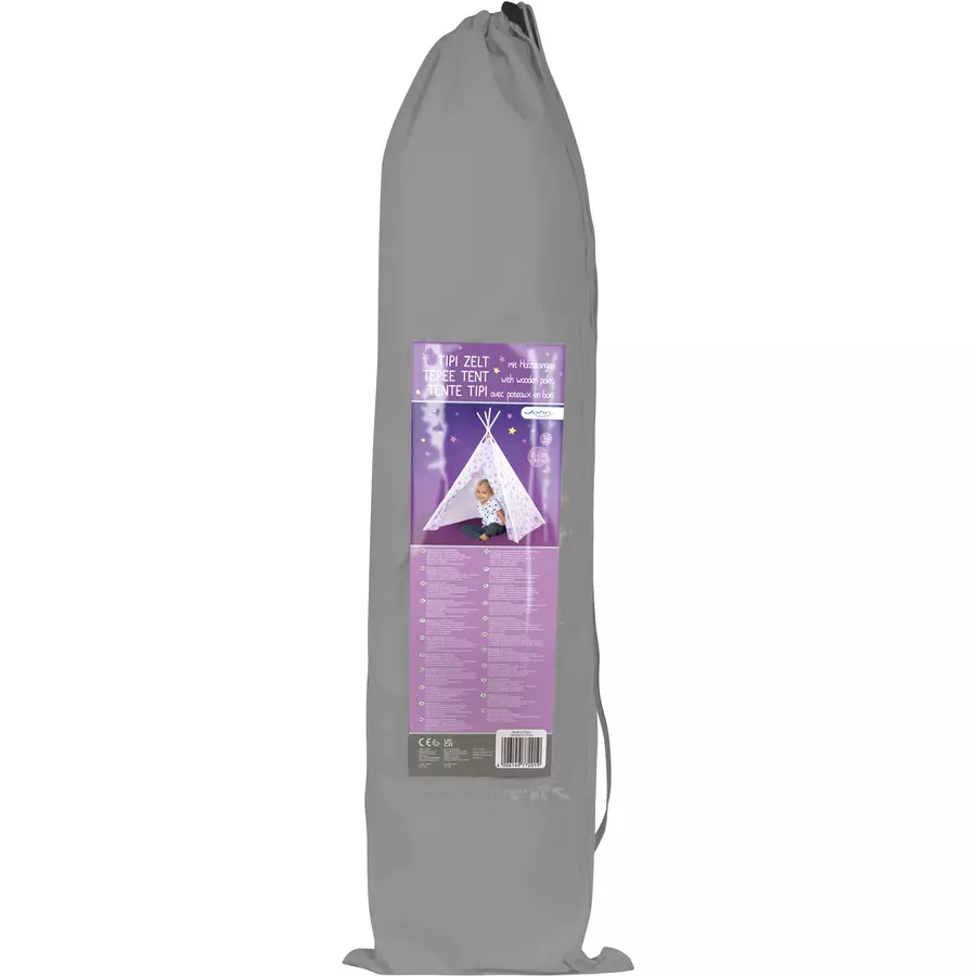 John® Tipi aus Holz Stars, in Tragetasche