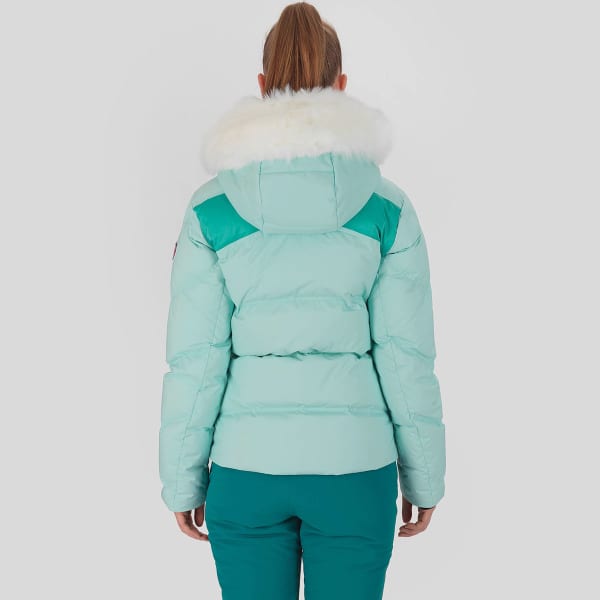 Veste de ski ROSSIGNOL W SIGNATURE DOWN JKT AQUA