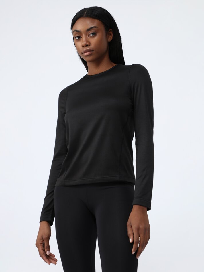 Camiseta térmica de manga comprida - Preta