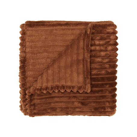 Plaid Teddy Rib - Bruin