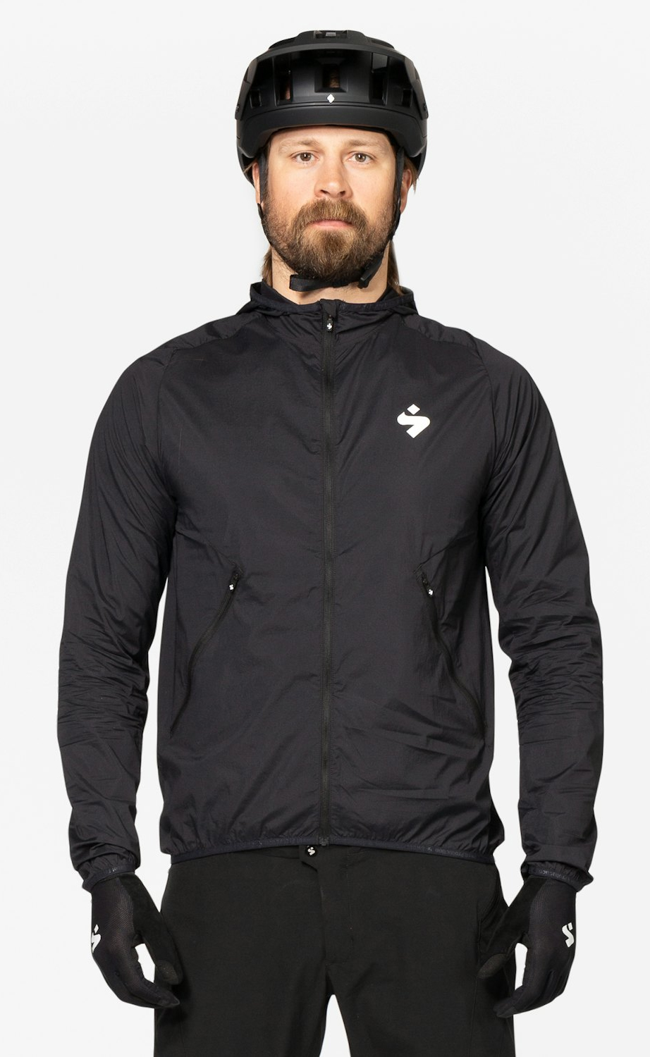 Hunter Hooded Wind Jacket Black