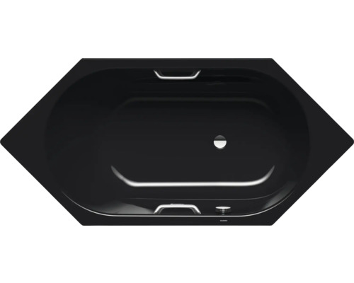 Badkuip KALDEWEI VAIO 6 STAR 959 90 x 190 cm glanzend zwart 233900010701