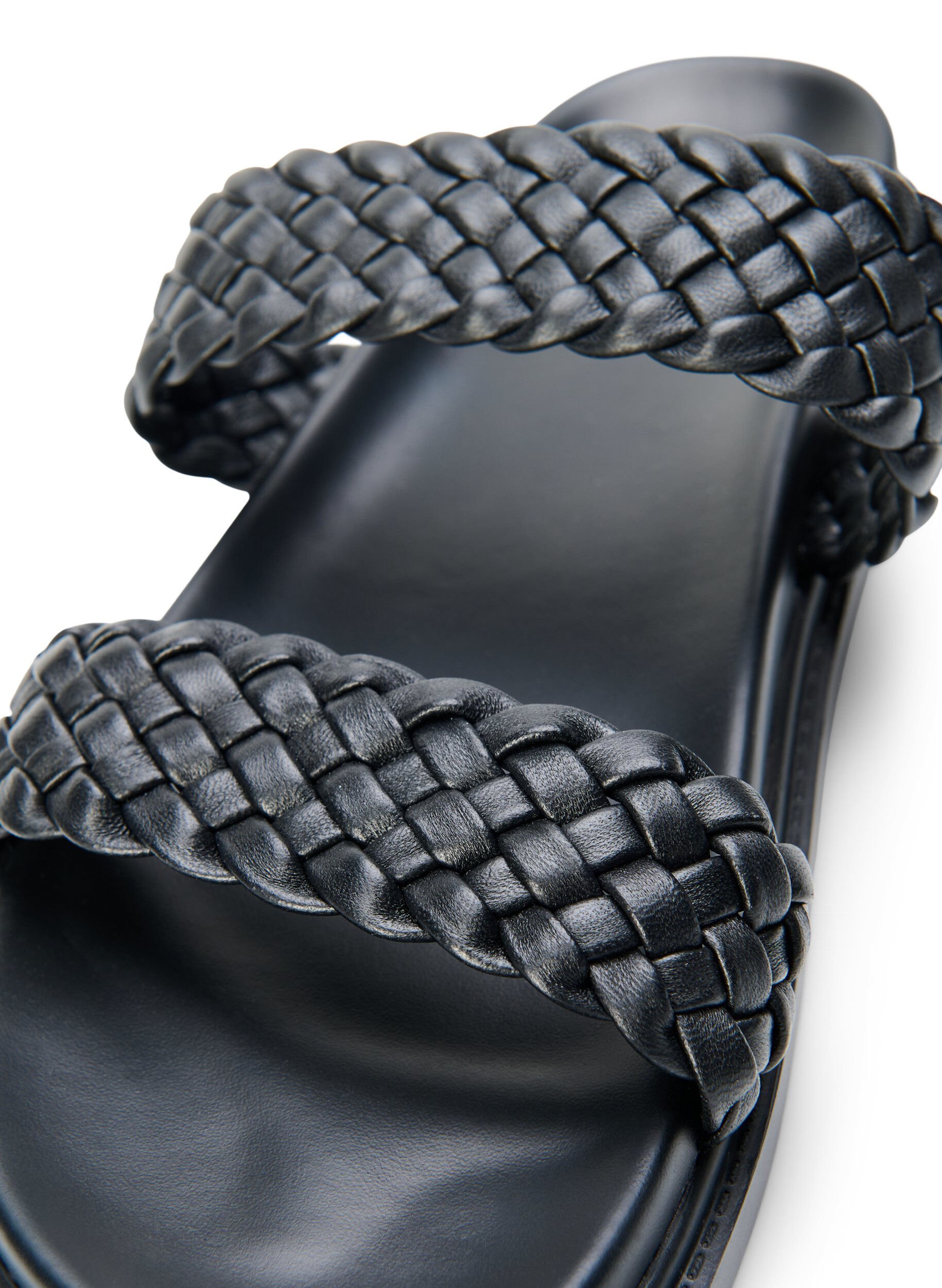 Wide fit - Sandal i læder