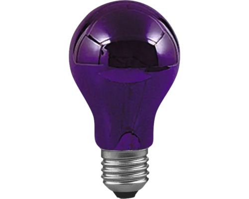 Universele lamp A55 zwart licht dimbaar E27/75W