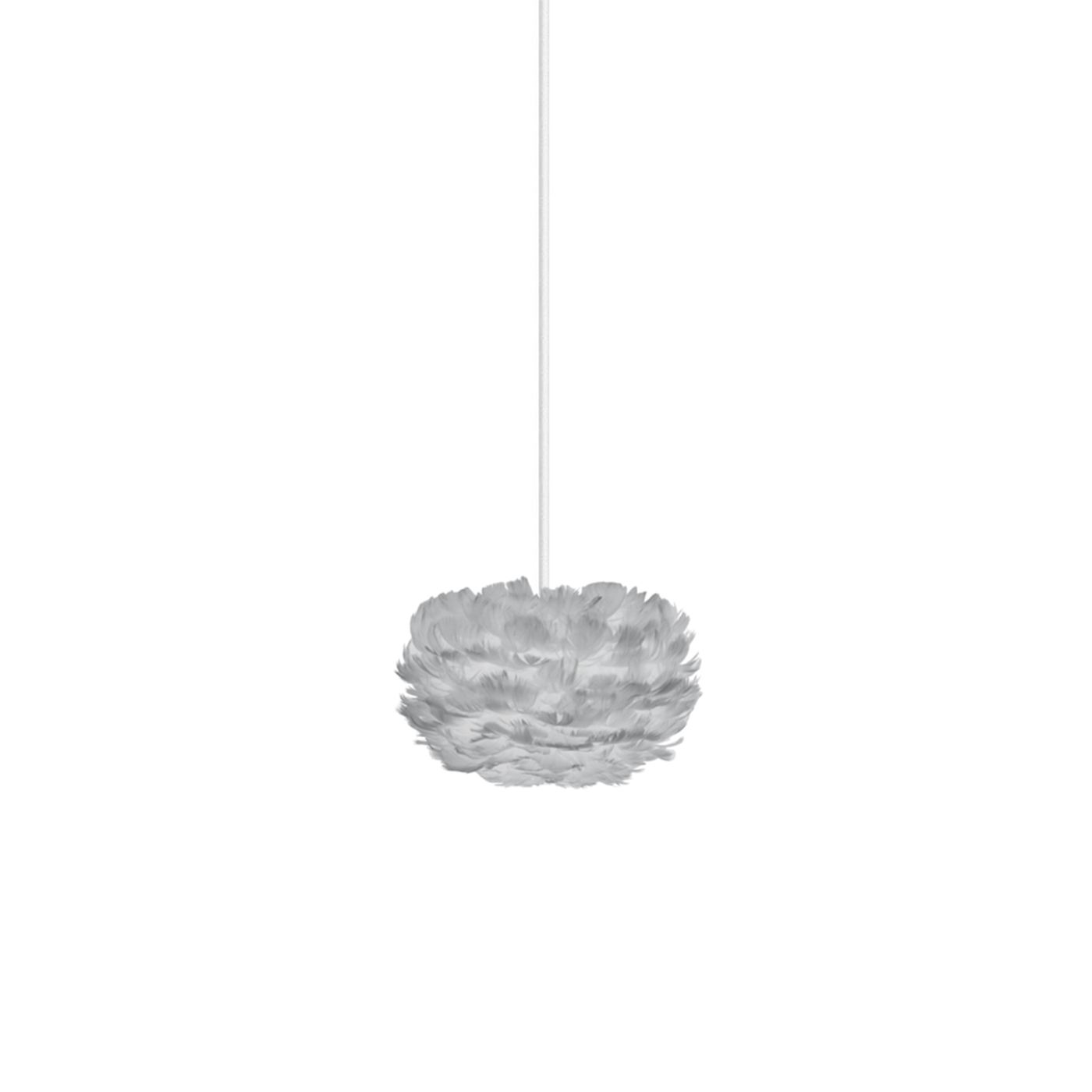 EOS Micro Ø 22 cm - Hanglamp - Koordset wit Lichtgrijs