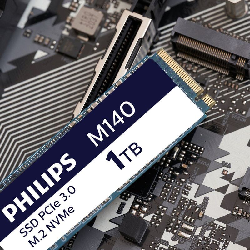 Philips - M140 - Interne SSD M.2 - NVMe PCIe Gen3 - 1 TB