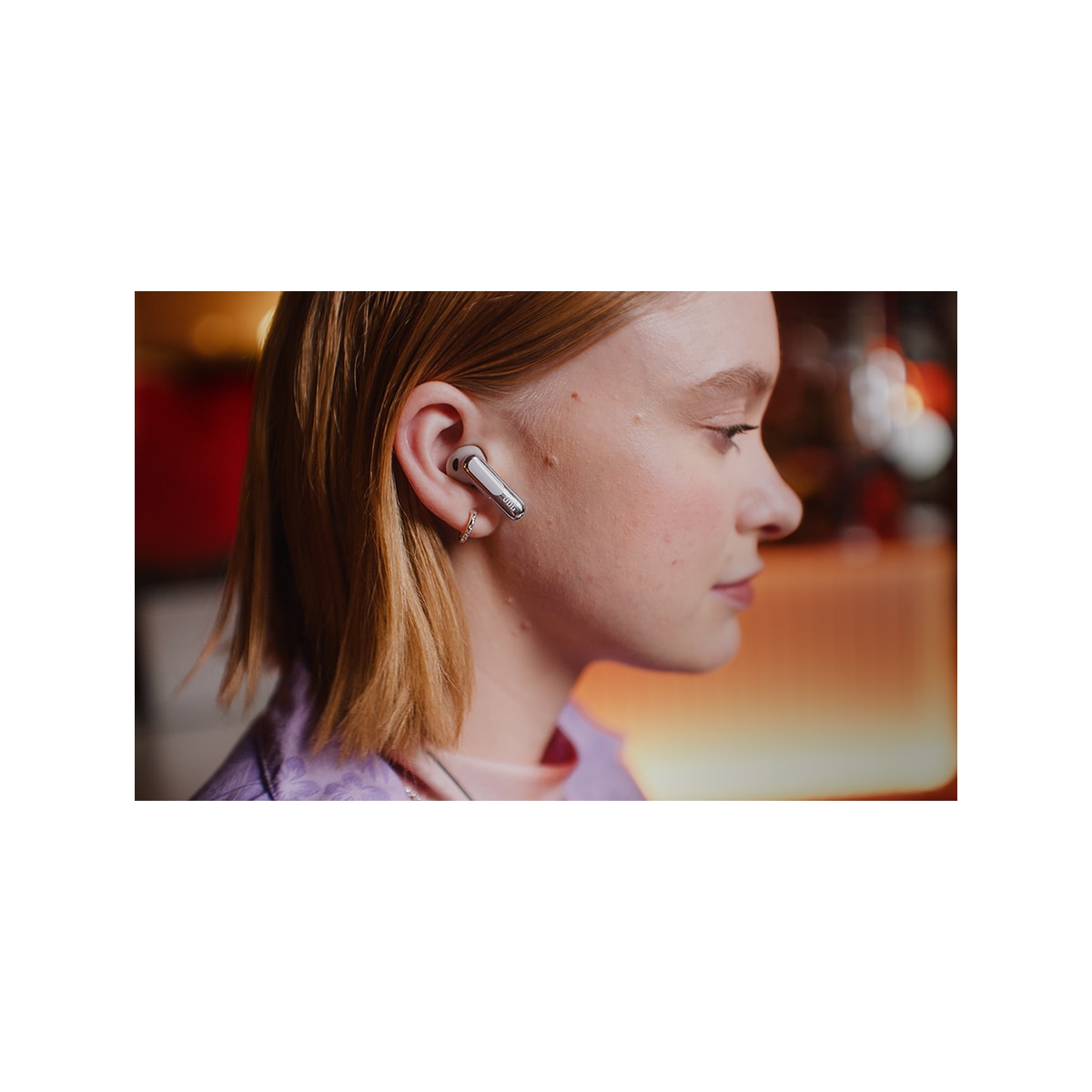 JBL Live Beam 3 helt trådløse in-ear hodetelefoner (sølv