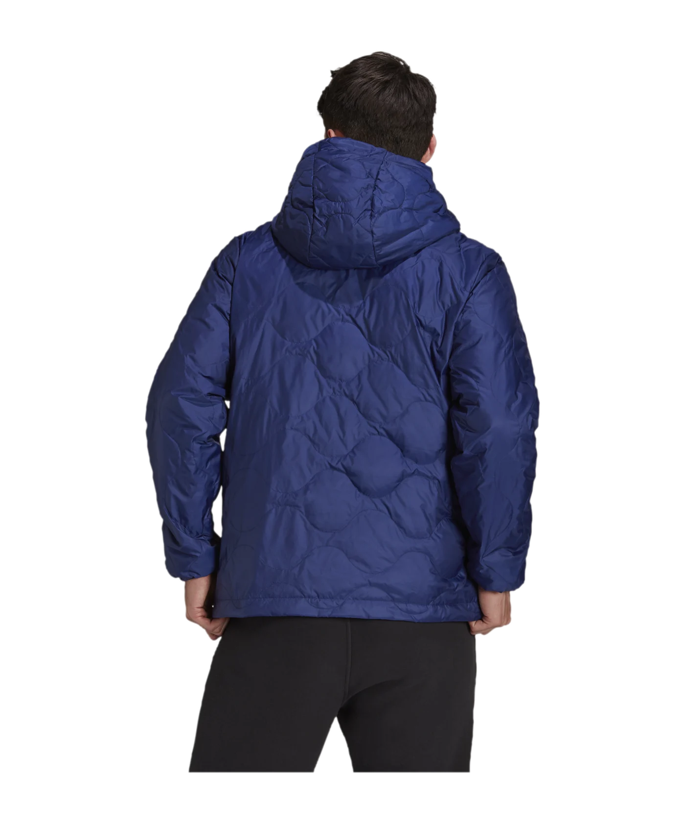adidas Originals Down Quilt Hoody Blau