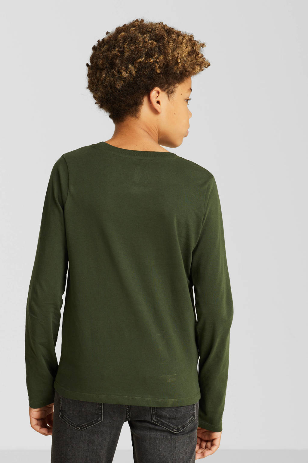 anytime longsleeve T-shirt khaki