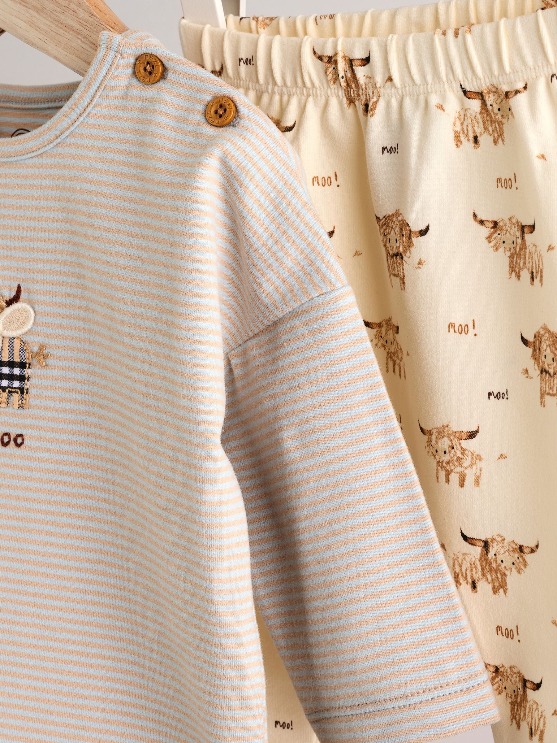 Beige Hamish - Baby T Shirt and Legging Set (0mths-3yrs)