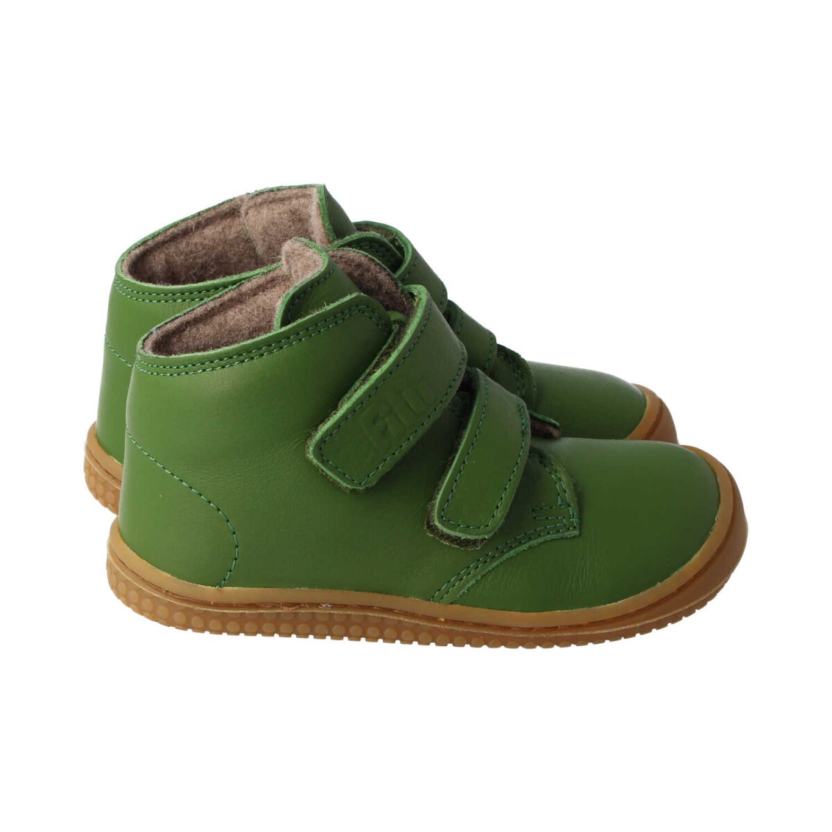 MB4213-F5 olive SOFT-FEET BIO nappa fleece velcro Weite/M