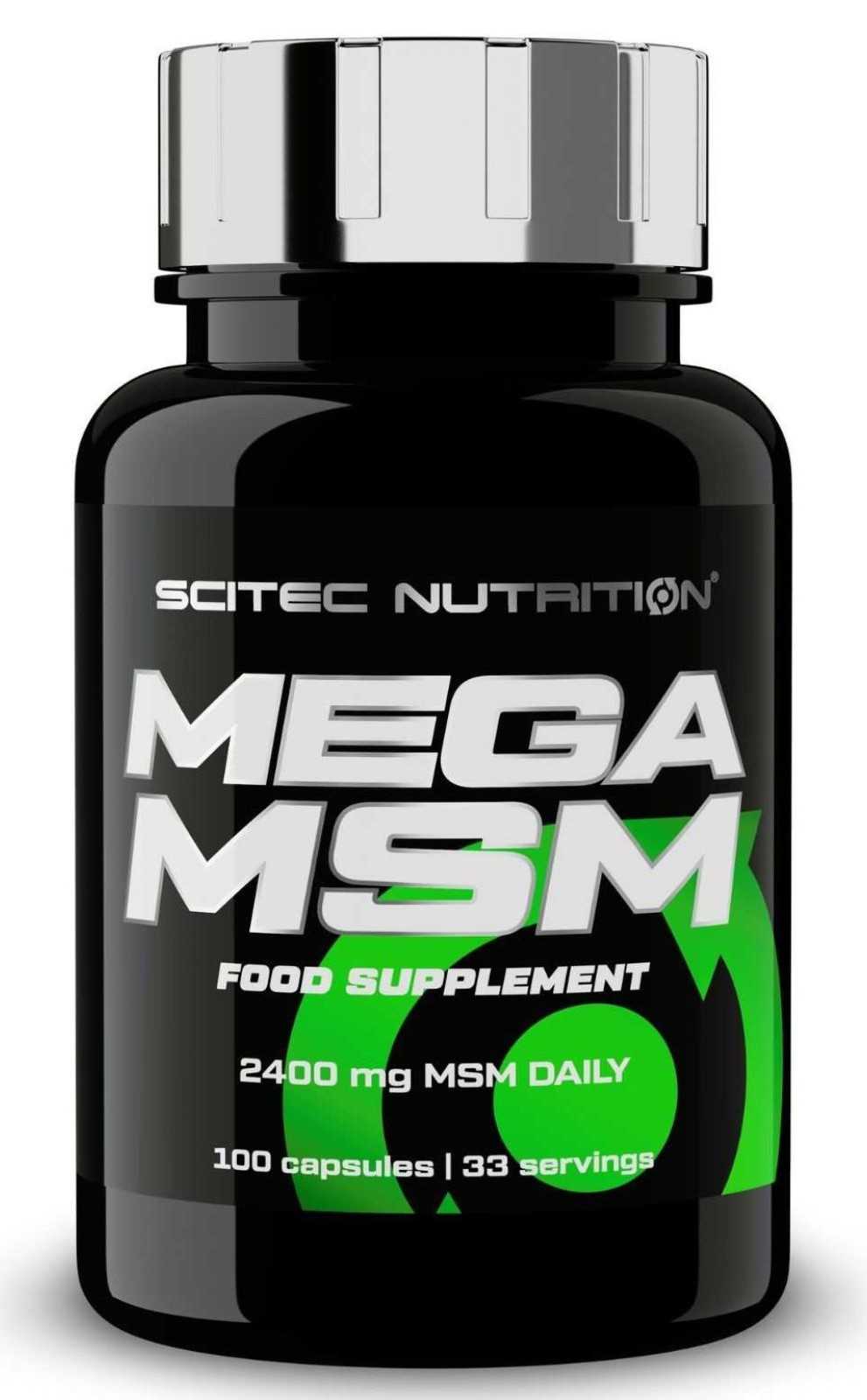 Scitec Nutrition Mega MSM 100 cápsulas