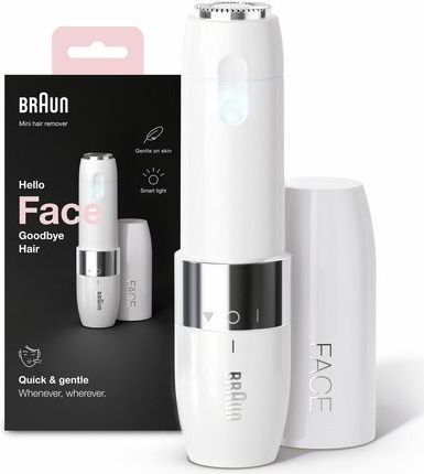 Braun - Face FS1000 - Mini Gezicht Onthaarder - Wit - Voor Vrouwen