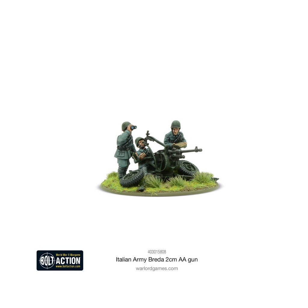 Bolt Action - Italian Army Breda 2cm AA gun