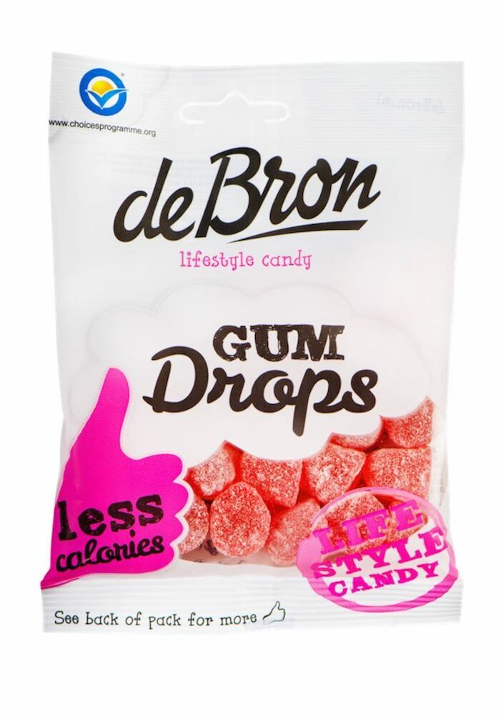 Debron Bringebær gele 100 gr