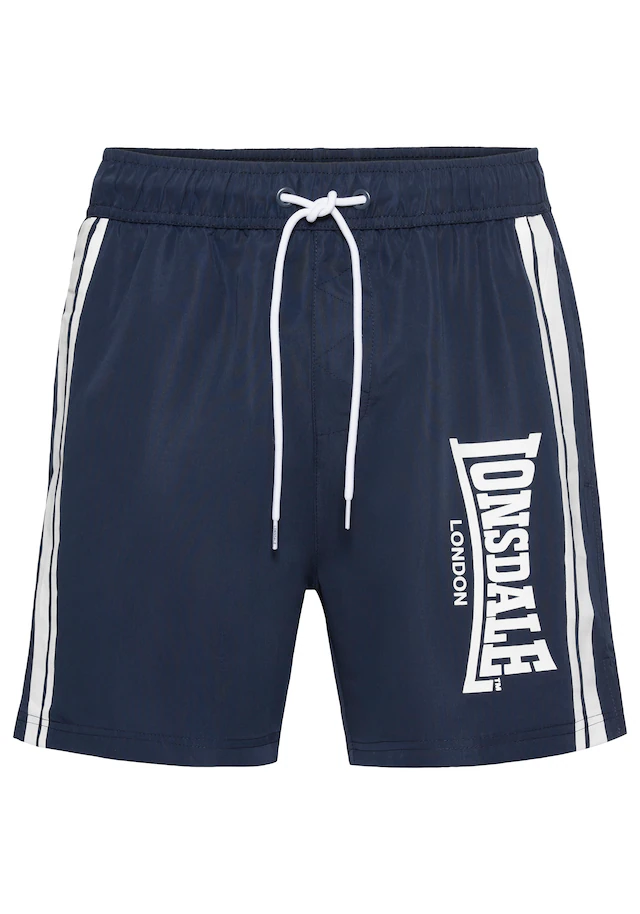 Lonsdale Shorts »TAMESIDE Badeshorts«  mit elastischem Bund und Kordelzug