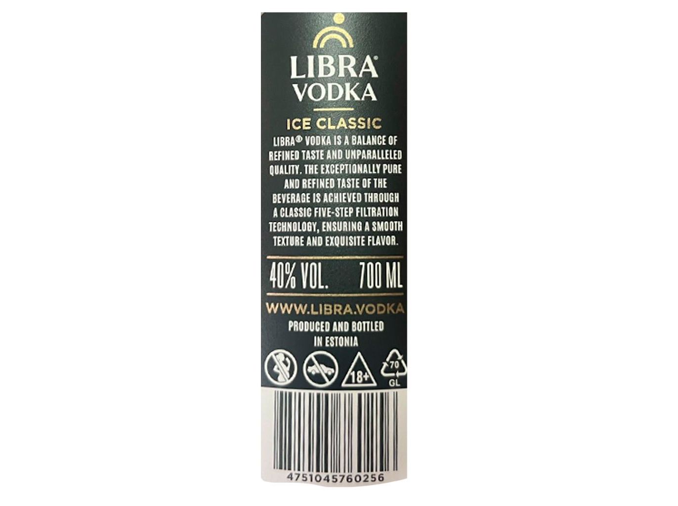 VODKA LIBRA 0.70L