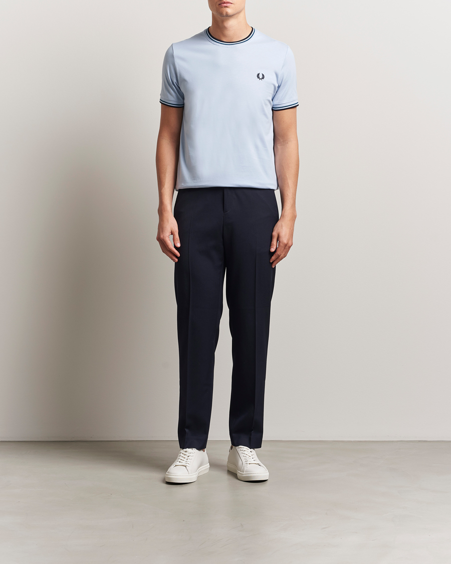 Fred Perry Twin Tipped T-Shirt Light Smoke