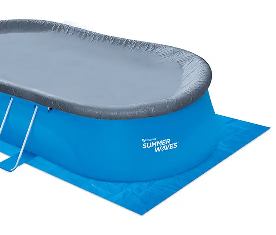 Summer-Waves-Pool, oval, blau