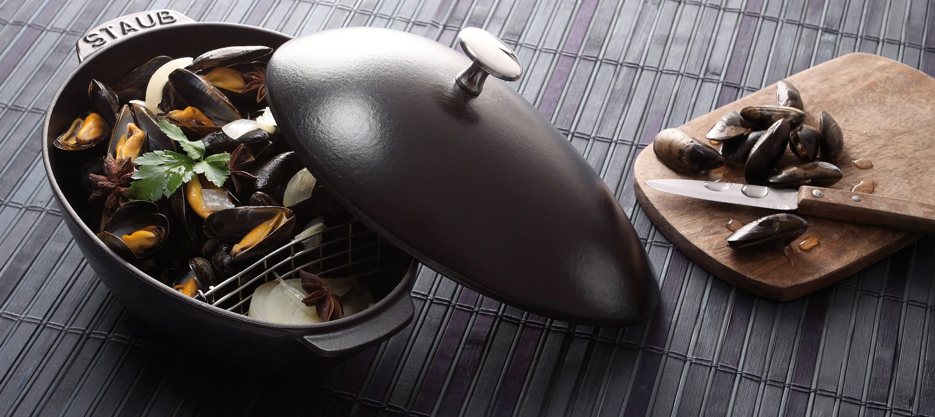 Staub Muslingegryde