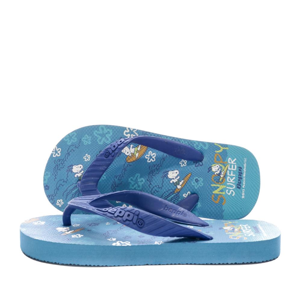 Beppi Tongs Bleu Garçon Beppi Slipper Snoopy