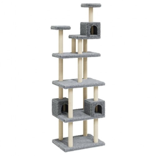 arranhador para gatos cinza vidaXL