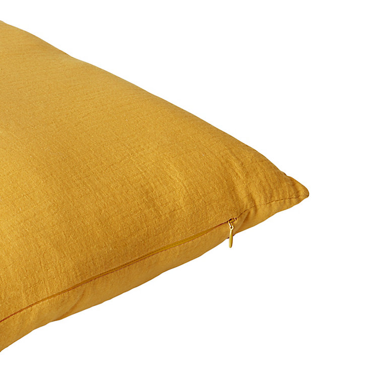 Coussin Osiris L.50 x l.30 cm Ocre GoodHome