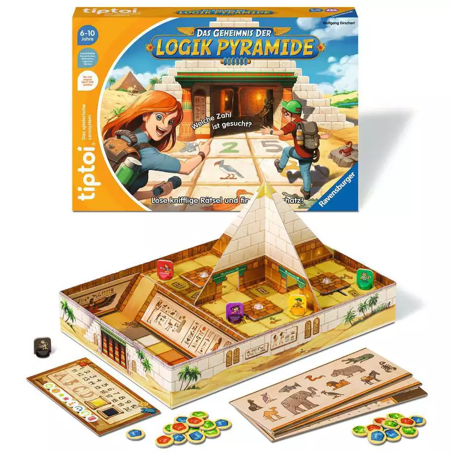 Ravensburger tiptoi® Das Geheimnis der Logik-Pyramide bunt