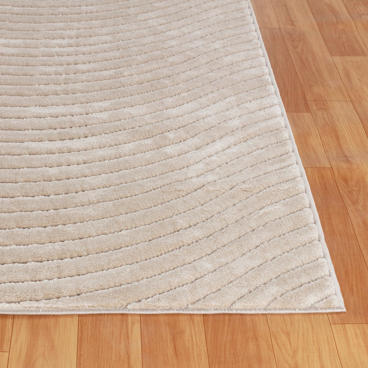 Modern Scandinavisch vloerkleed voor binnen/buiten, beige, 200x275 cm, AYUMI