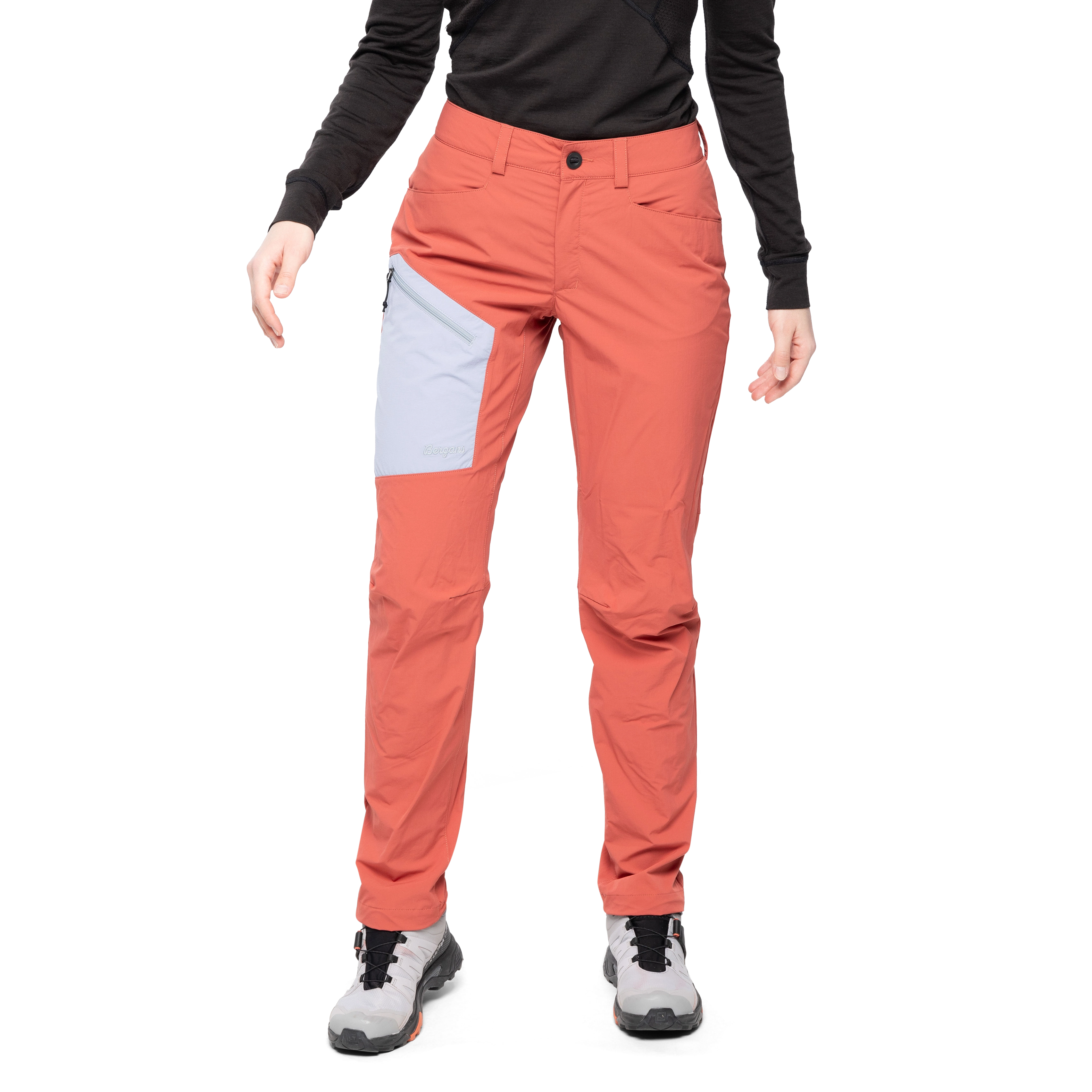Vaagaa Light Softshell Pants Women Rusty Dust / Husky Blue