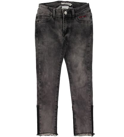 Hound Jeans - Paint - Ankle Fit - Blåck Used Denim