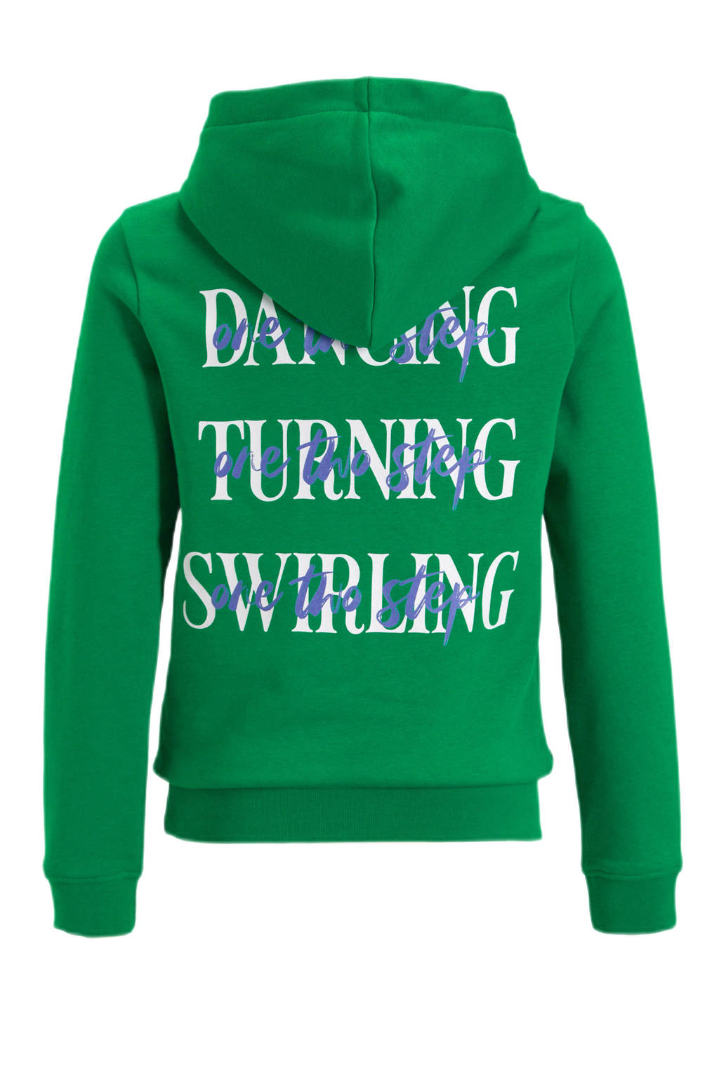 Cars hoodie BORYA met backprint groen