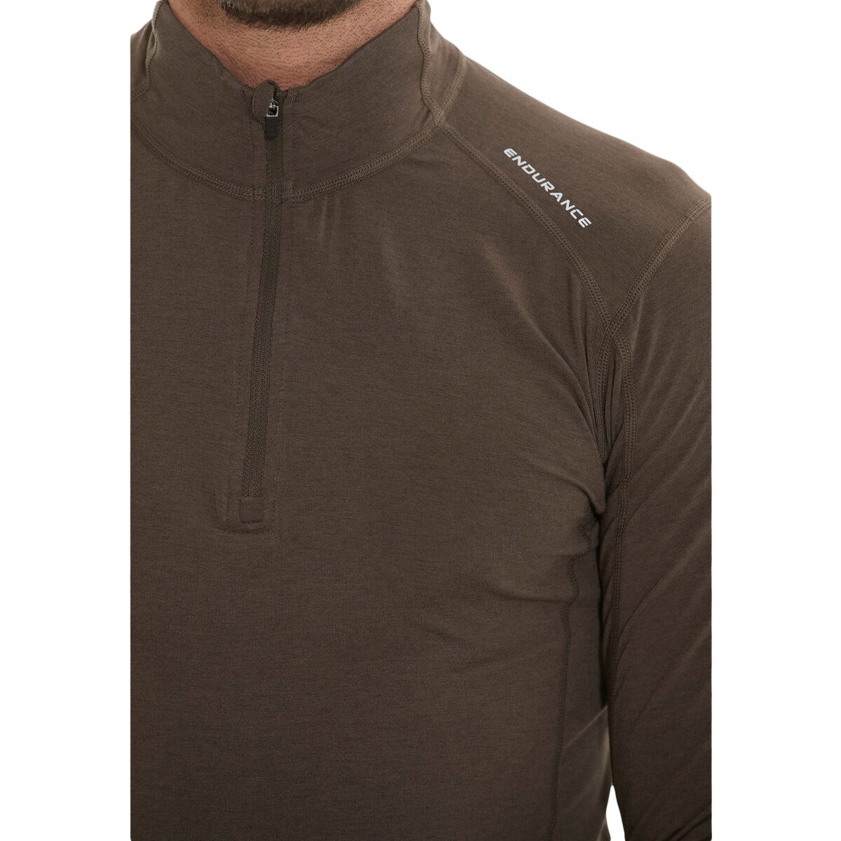 Endurance Lyee Bambus 1/2 Zip Merinould Midlayer Løbetrøje Herre