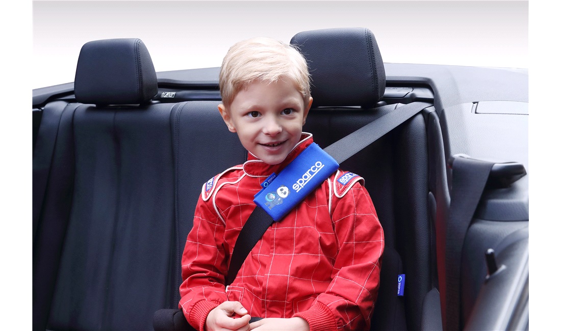 Skulderpudesæt til sele Blue SPARCO Kids