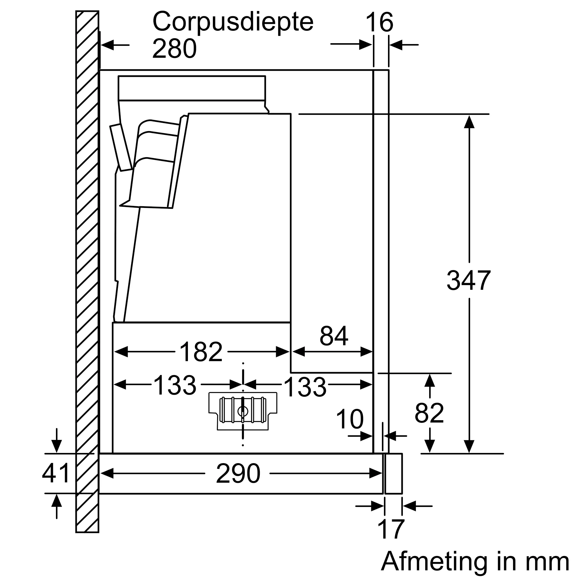 Serie 4 Vlakscherm afzuigkappen 90 cm Zilver metallic