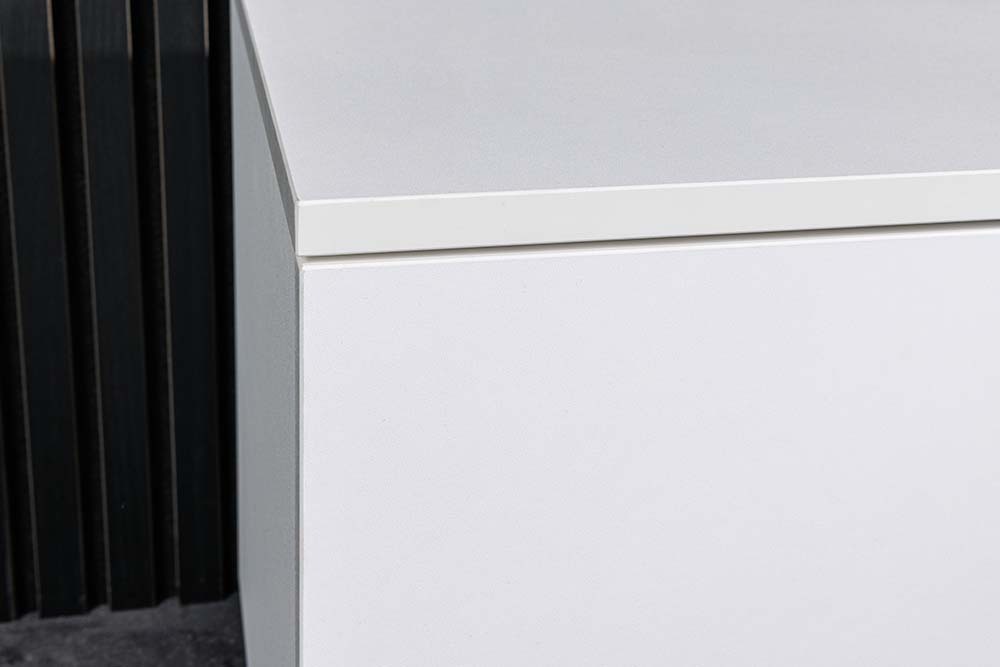 Hängendes TV-Board LOFT 160cm weiß natur drei Fächer mit Schublade