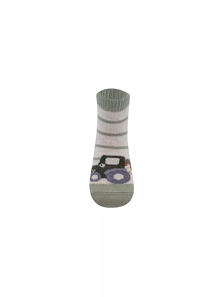EWERS Baby Socken Traktor 2er Pkg. grau grau