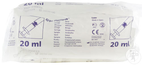 BD Plastipak Seringue Luer 20ml Pièces 10 (300613)