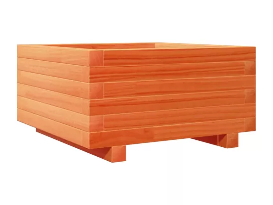 Jardinière bac lit surélevé bois marron 50 x 50 x 45438 cm 02_0038458