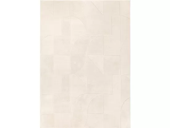 Tapis lavable abstrait crème - ROME 72 Crème 120*160
