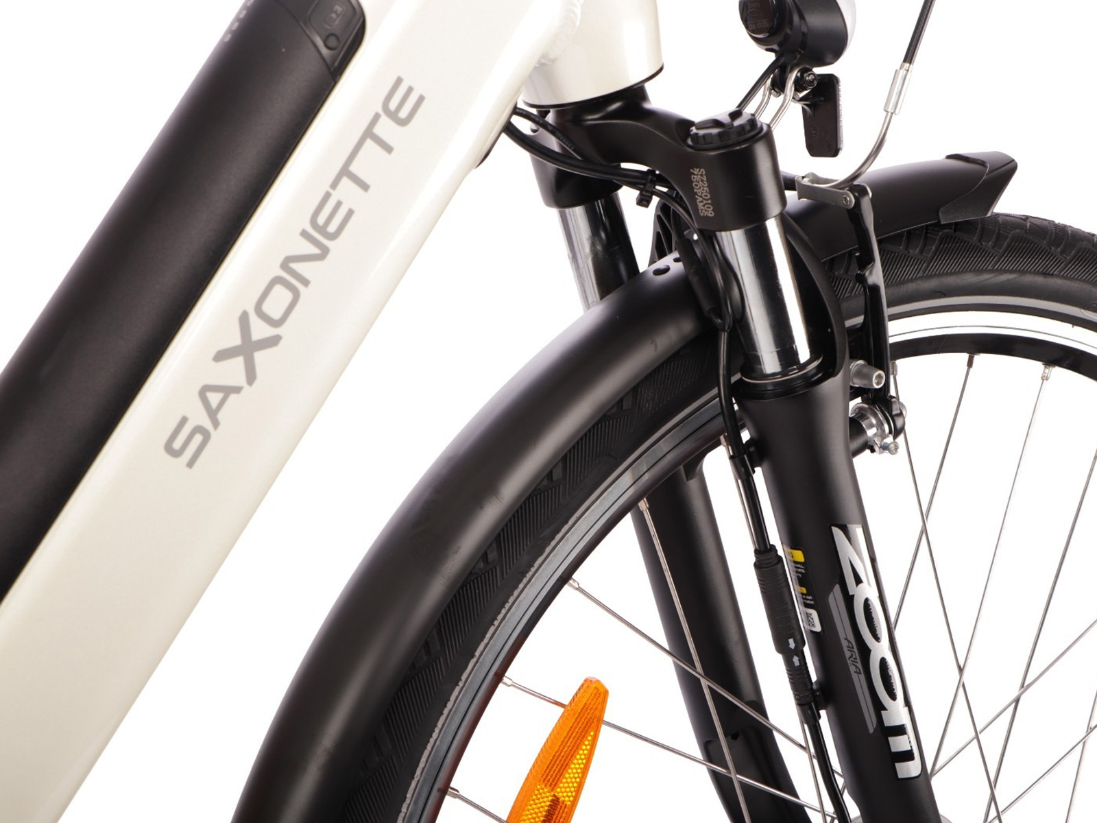 Saxonette Comfort Plus 5.0 Nexus 7 13Ah dames ebike - White
