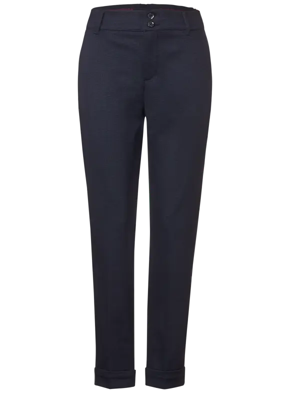 Casual Fit Chinohose - deep blue