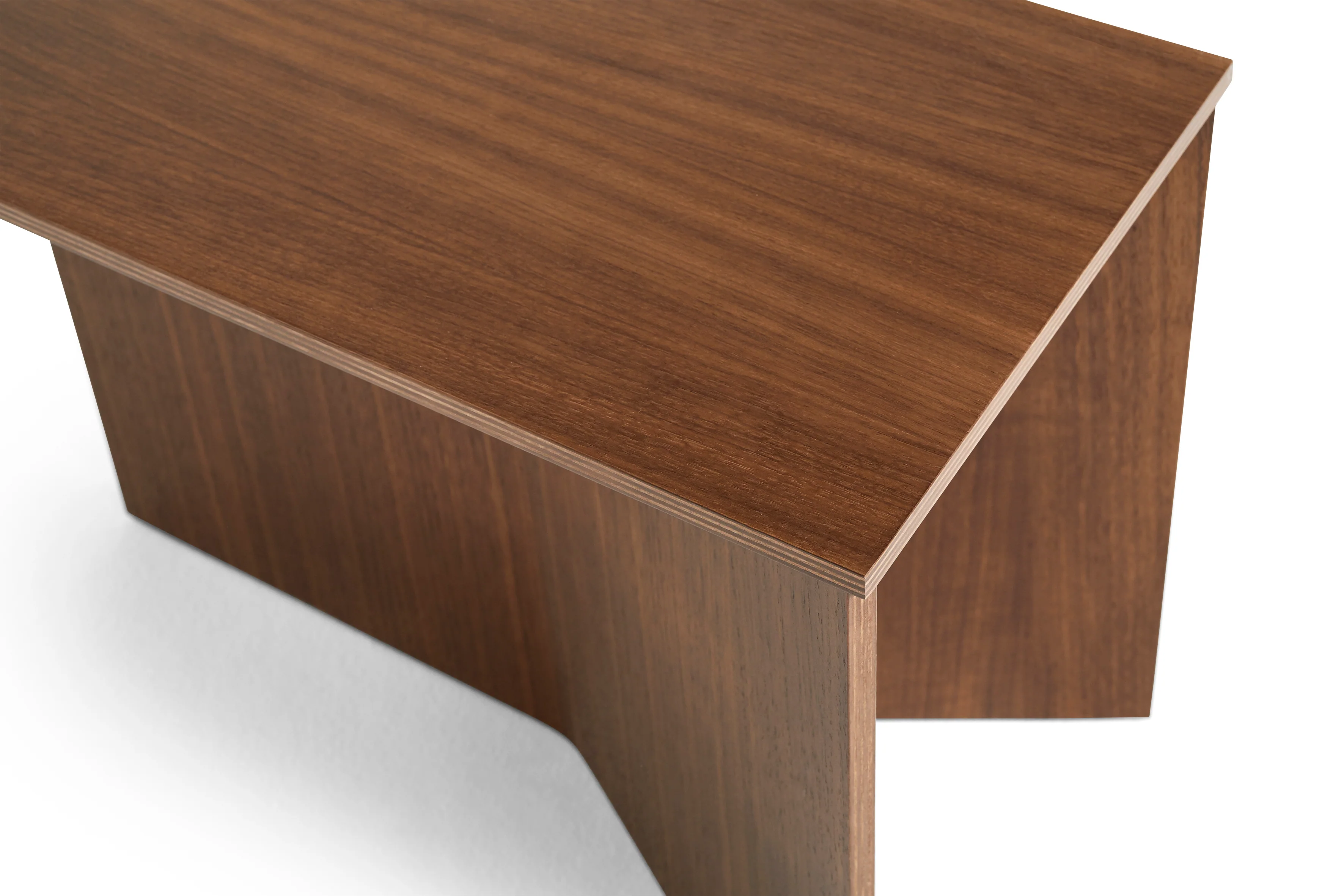 HAY  Slit Wood Oblong sofabord - Walnut