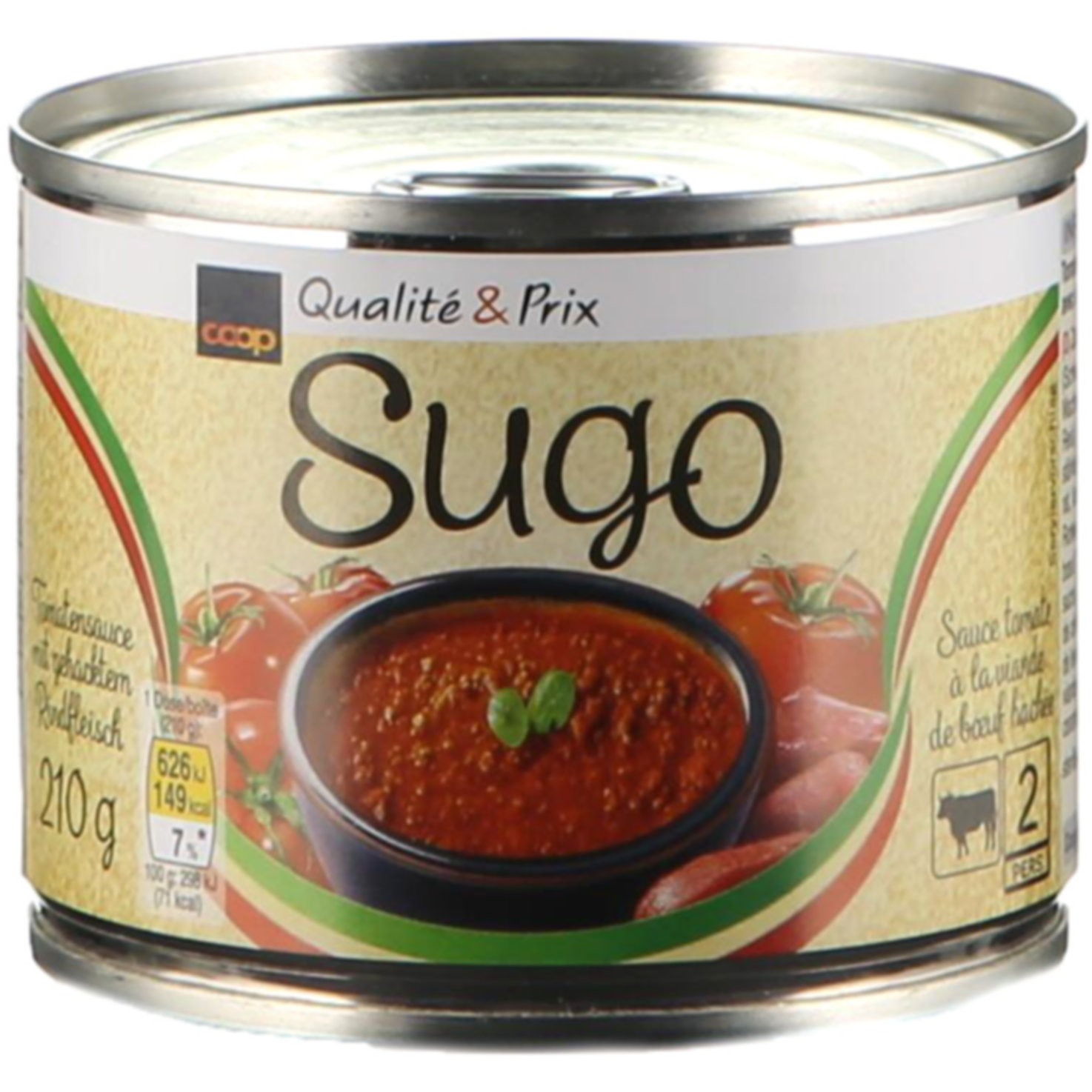 Sugo Tomatensauce mit Rindfleisch