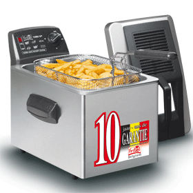 FRITEL  Turbo SF 4571 Friteuse met filterdeksel