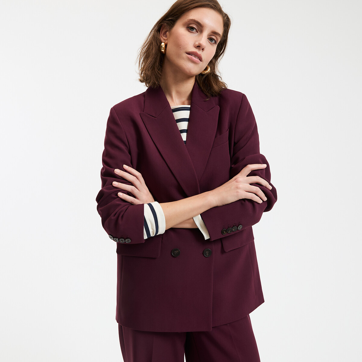 COLEÇÕES LA REDOUTE<br>Blazer de corte amplo
